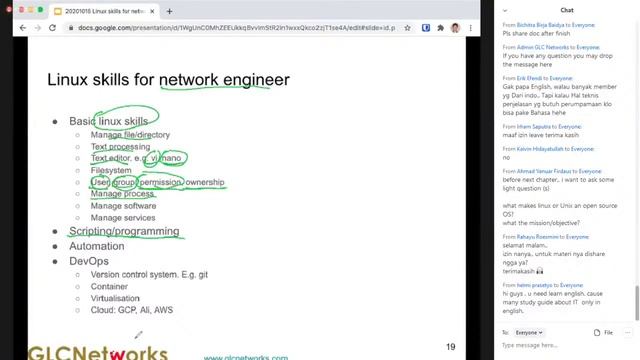 Linux Skill For Network Engineer GLC Webinar 15 Oktober 2020 смотреть онлайн