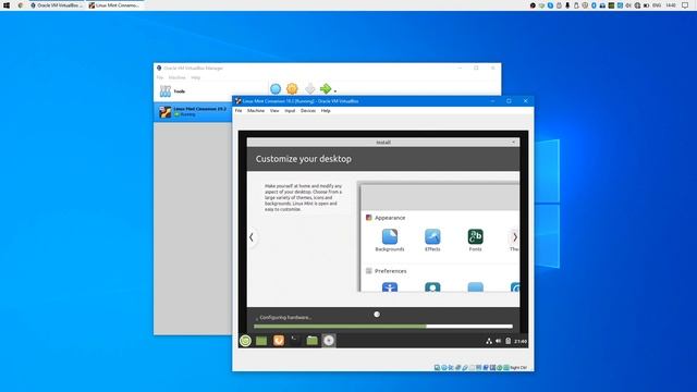 How to Install Linux Mint 19 3 in Virtual Box On Windows 10 смотреть онлайн