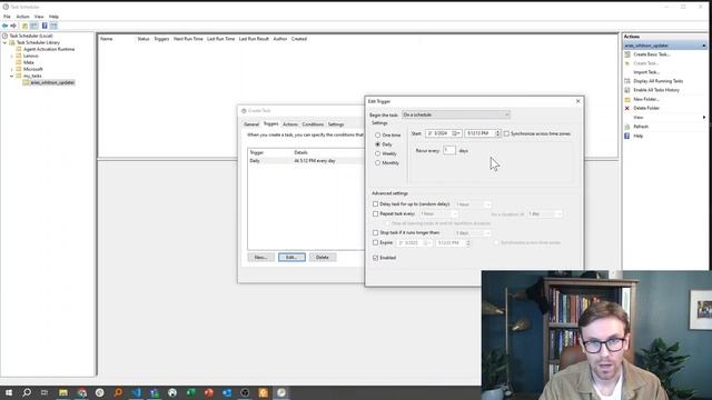 Windows Task Scheduler: Automating Daily Script Execution смотреть онлайн