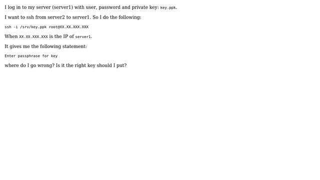 Unix & Linux: How to ssh with private key from other linux system? смотреть онлайн