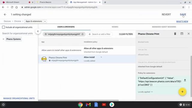 Steps to Deploy the Pharos Chrome Print extension to employees using the Google Admin Console смотреть онлайн