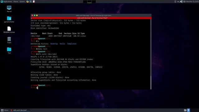 Partitioning in Linux | Formats in Linux | Linux Debian Course смотреть онлайн