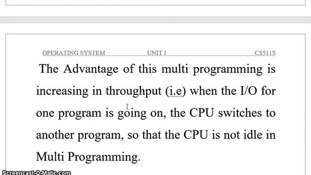 SJCTNC - CS511S - OPERATING SYSTEM - UNIT I - HISTORY OF OPERATING SYSTEM - PART 4 (II) смотреть онлайн