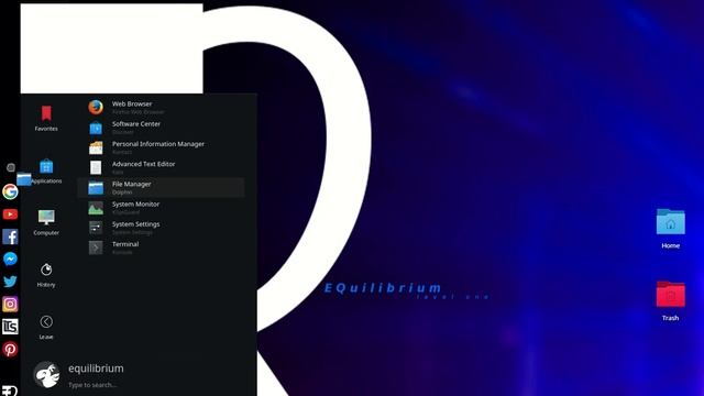 linux tutorial: Left panel add apps button - EQuilibrium Level One смотреть онлайн