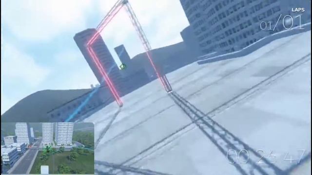 Drone Sim with DS4 controller - City [DRL] смотреть онлайн
