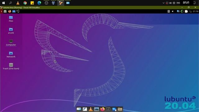 Running Linux (lubuntu) in Virtual Box | windows 10 | lenovo e 41-25 смотреть онлайн