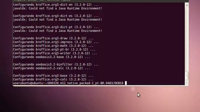 BrOffice.org 3.2.0 - Instalação no Ubuntu 10.04 LTS смотреть онлайн