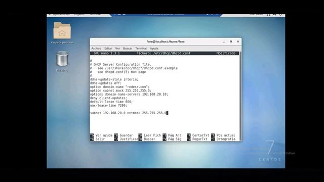 Servicio de DHCP en CentOS 7 смотреть онлайн