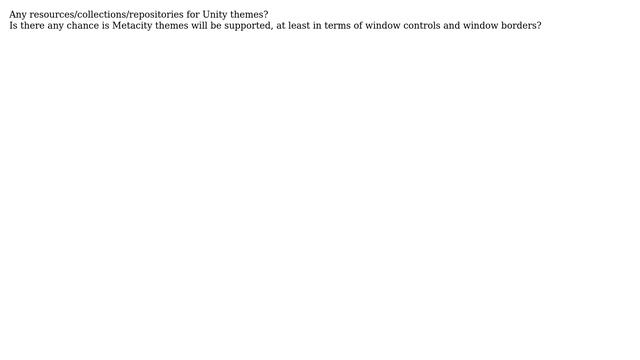 Ubuntu: Are there Metacity themes for Unity? смотреть онлайн