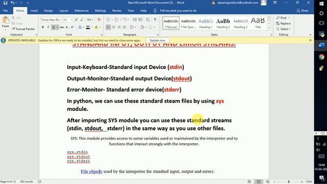 File Handling// INPUT,OUTPUT ,ERROR STREAMS смотреть онлайн