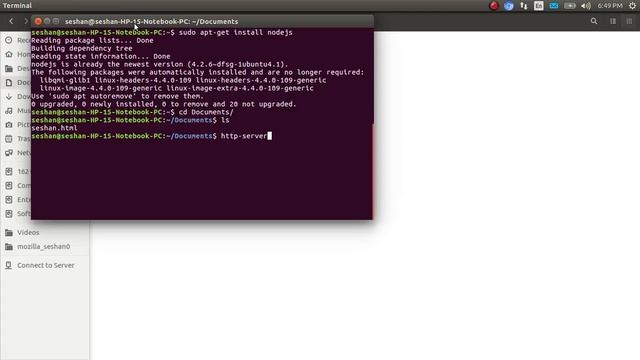 how to run local server in your machine -ubuntu imad смотреть онлайн