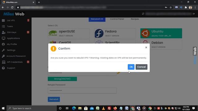 How to Reinstall Operating System from VPS Management Panel? | MilesWeb смотреть онлайн