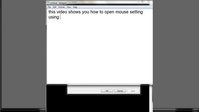 how to open Mouse Settings using Ms Dos смотреть онлайн