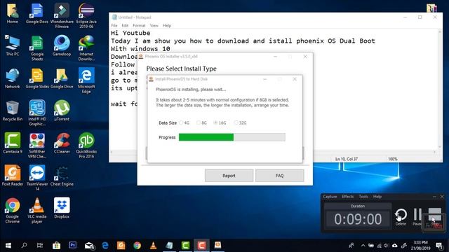 how to install phoenix os on windows pc 2019- dual boot- without losing data смотреть онлайн