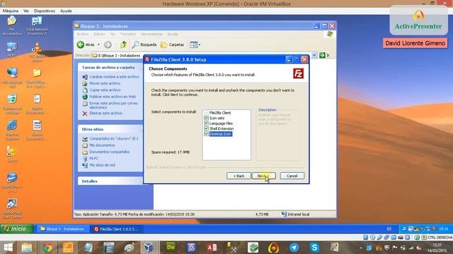 Instalación de FileZilla (software de red) en Windows XP смотреть онлайн