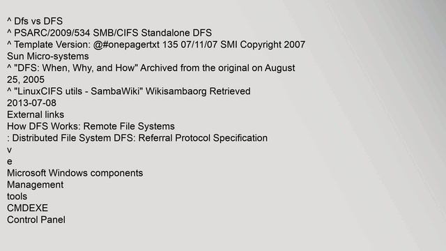 Distributed File System (Microsoft) смотреть онлайн