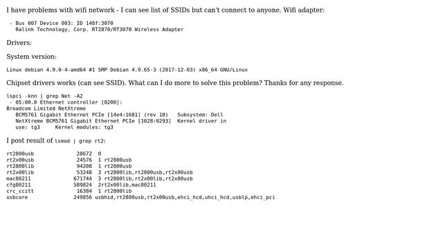 Unix & Linux: Can't connect to wifi network - Debian смотреть онлайн