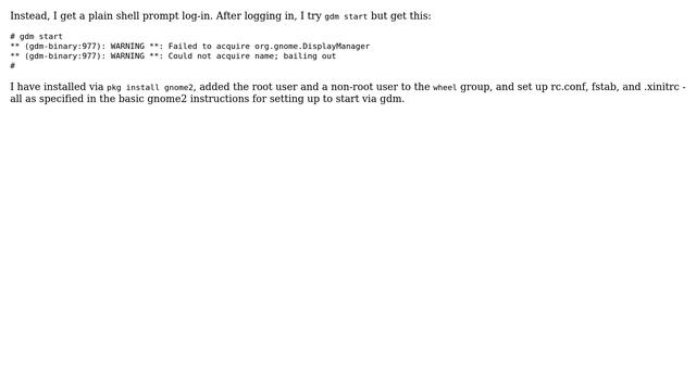 Unix & Linux: FreeBSD 10 on VirtualBox not booting into GDM смотреть онлайн