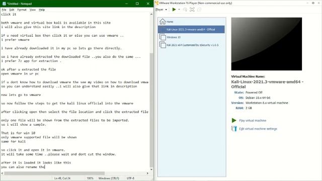 Install Kali Linux on Vmware (Windows 10) смотреть онлайн