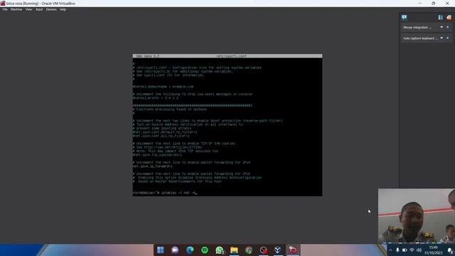 konfigurasi IP DHCP server dan NAT di Debian 10 di virtual BOX смотреть онлайн