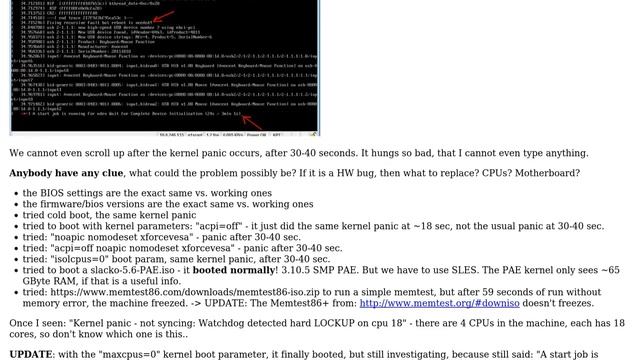 Unix & Linux: Fixing recursive fault but reboot is needed on x3850 x6 SLES12 смотреть онлайн