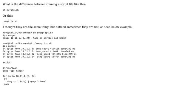 Unix & Linux: How to run a script file? смотреть онлайн