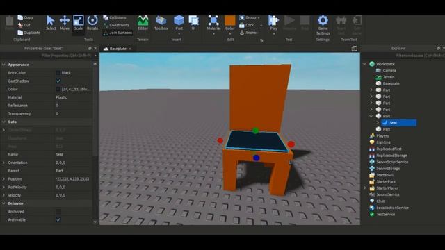 How To Make Working Chair In Roblox Studio - Begginners Tutorial