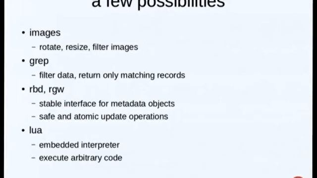 [linux.conf.au 2014] Distributed storage and compute with Ceph's librados смотреть онлайн