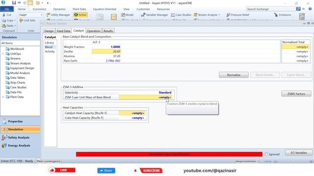 Fluid Catalytic Cracking Simulation in Aspen HYSYS | Part 2 | #fcc #aspenhysys смотреть онлайн