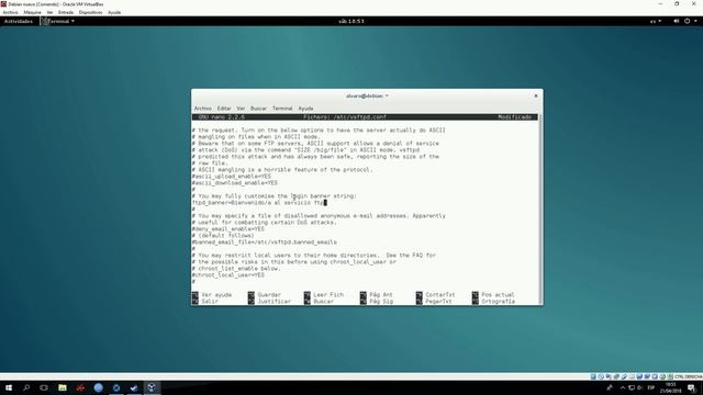 Configuración Servidor FTP en Debian-vsftpd смотреть онлайн