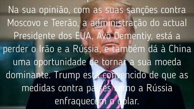 Trump Prometeu Levantar Sanções