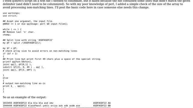 Unix & Linux: How to align a column in a text file? (6 Solutions!!) смотреть онлайн