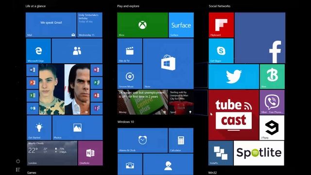 Windows 10 TH1 10240 | Preview And Tour смотреть онлайн