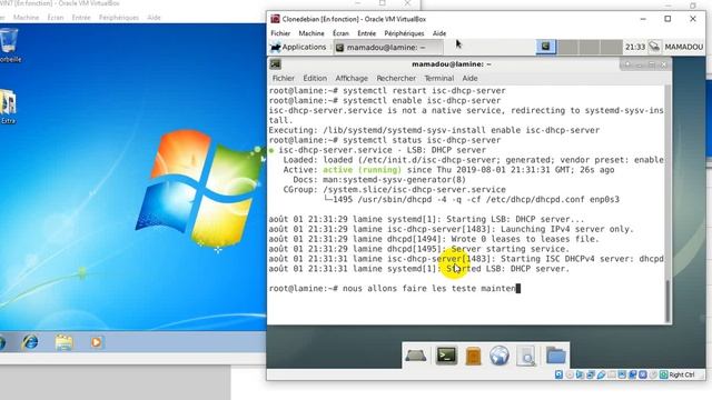 Configuration DHCP sur debian 9 смотреть онлайн