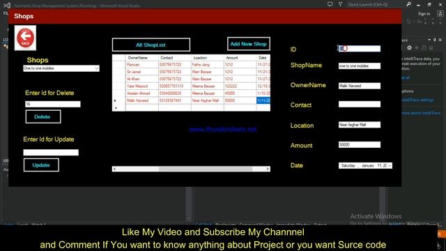 shop management system project in c# смотреть онлайн