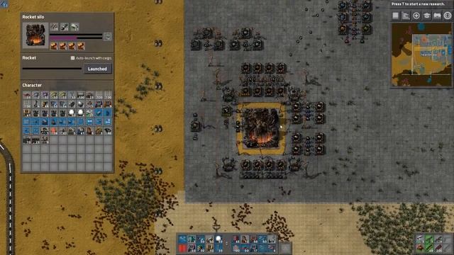 Factorio .15.31 Stream 3, Blast Off. First Rocket Launched! смотреть онлайн