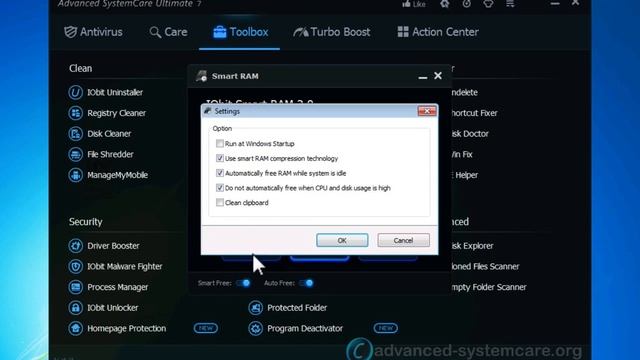 Advanced SystemCare Ultimate 7 - Smart RAM - Free UP Memory to Increase PC Performance смотреть онлайн