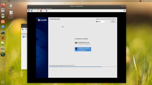 Instalacion de CentOS 8.1 en maquina virtual. смотреть онлайн