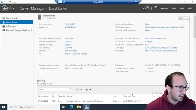 Laptop Home Lab Set Up Part 2 : Configuring Server 2022 with PowerShell Remoting смотреть онлайн