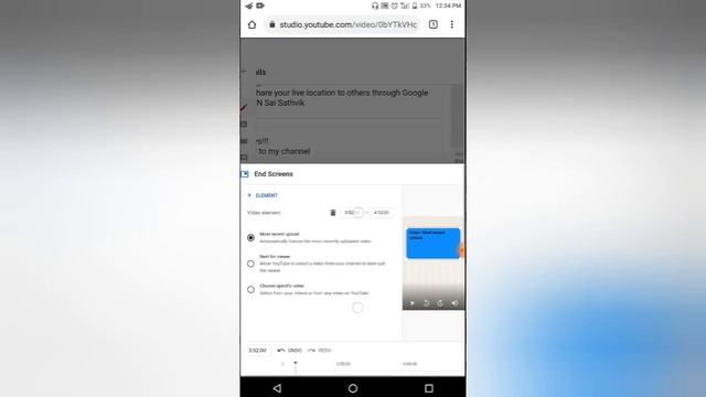 How to link a video or subscribe button to the endscreen or outro of a YouTube video-SVN Sai Sathvi смотреть онлайн