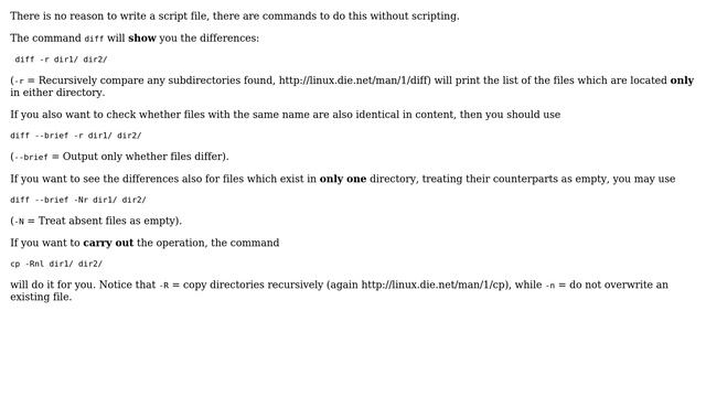 linux common files between two folders (4 Solutions!!) смотреть онлайн