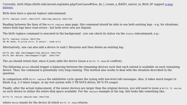 How to replace a device in BTRFS RAID-1 filesystem? (2 Solutions!!) смотреть онлайн