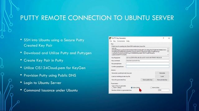 AWS Putty Remote Connection to Ubuntu Server Overview смотреть онлайн