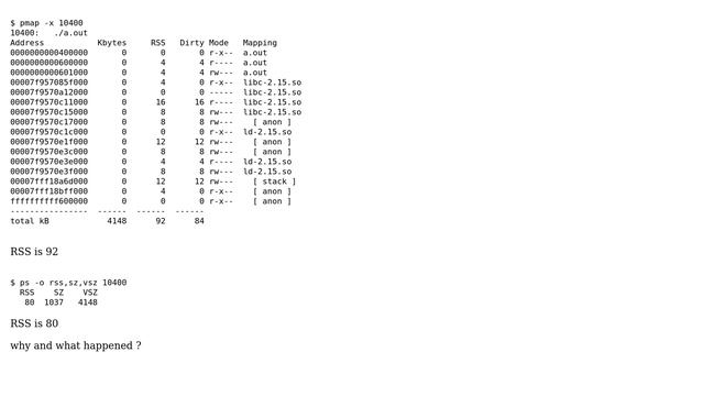 Unix & Linux: RSS(resident set size) is differ when use pmap and ps command (2 Solutions!!) смотреть онлайн