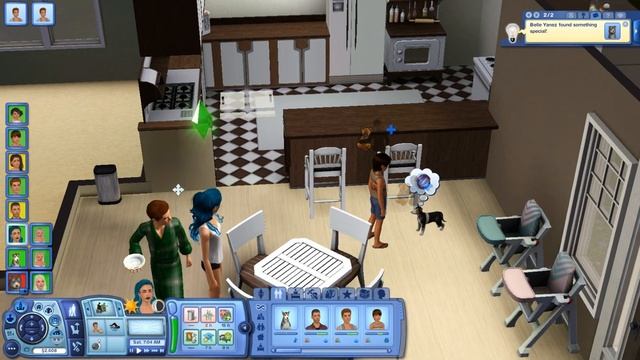Sims 3 | Single Father Challenge [Part 28] - Wiener FACE! смотреть онлайн