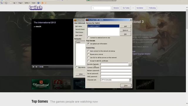 Twitch + IRC + HexChat Tutorial смотреть онлайн