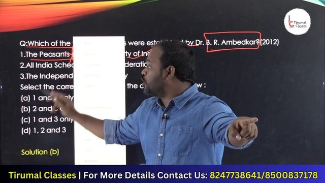 modern Indian History | pyq’s Questions | for UPSC Prelims | By Tirumal sir смотреть онлайн