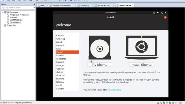 การติดตั้ง Ubuntu 18.10 desktop смотреть онлайн