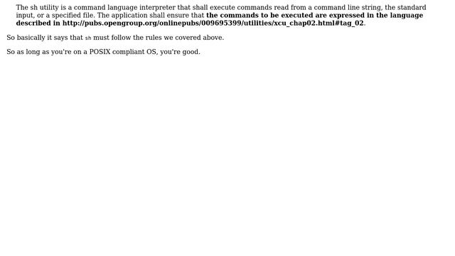 Unix & Linux: Is it shell portable to run a command on the same line after variable assignment? смотреть онлайн