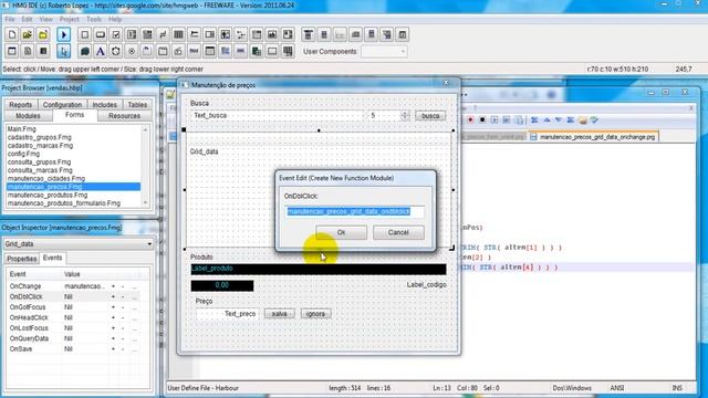 Preenchendo a grade e atualizando um item da grade - Curso Projeto Vendas #36 смотреть онлайн